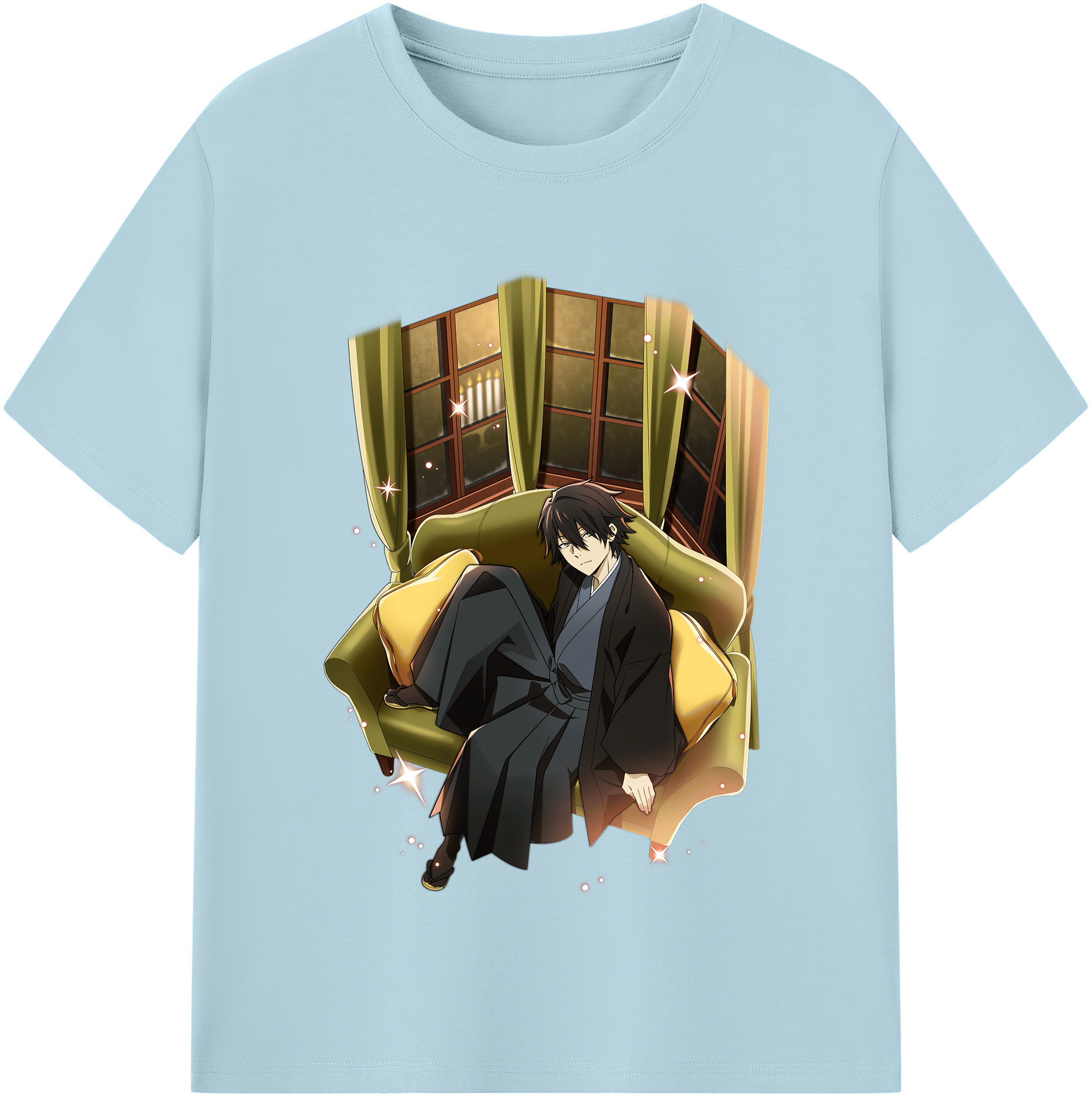 （画像用） 文豪ストレイドッグス Bungo Stray Dogs 綿100％半袖Tシャツ（フロントプリント）